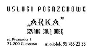 Arka Zakład pogrzebowy logo
